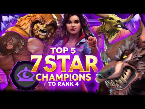 TOP 5 BEST 7-STAR MYSTIC CHAMPIONS TO RANK 4 in MCOC | Marvel Contest of Champions