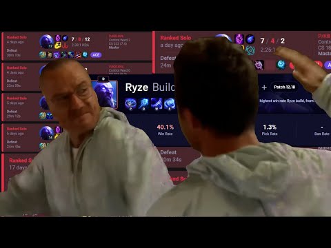 POV: Ryze gets buffed (soon perma ban)