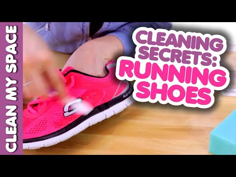 Cleaning Secrets: Running Shoes! (How to Get Your Shoes Cleaner, Whiter & Brighter!) Clean My Space
