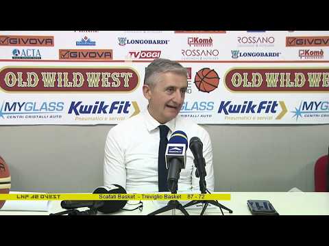 LNP Serie A2 Ovest Scafati Basket - Treviglio Basket 87-72 post gara Vertemati e Calvani