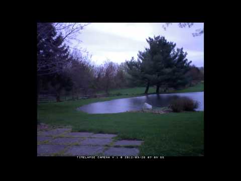 Time lapse of approaching storm