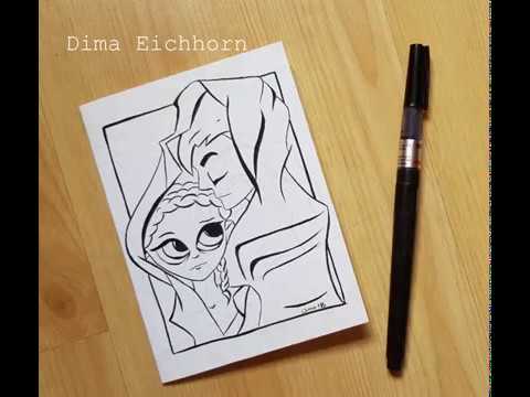 Handmade postcards by Dima Eichhorn