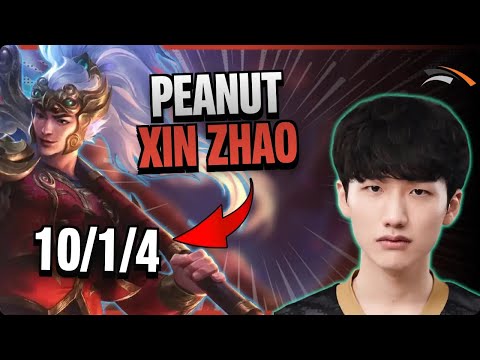 HLE Peanut JUNGLE Xin Zhao vs Rengar | 15.10