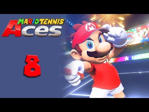 Mario Tennis Aces Story Mode playthrough pt8 - Target Practice and Mirror Madness