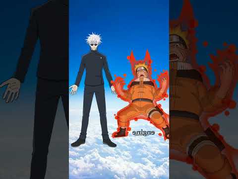 Who is Strongest Gojo Satoru vs Naruto Uzumaki #views