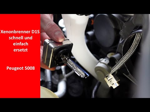 Xenonbrenner (D1S) austauschen beim Peugeot 5008 / SCHNELL UND EINFACH!!