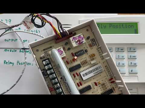 Honeywell vista 20p panel ademco 4229 relay output disarm turns off Led light