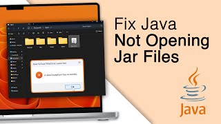 How To Fix Java Not Opening Jar Files! [SOLVED]