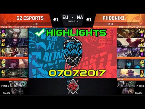 G2 Perkz (Corki)  vs P1 Ryu (Kassadin) Highlights | Rift Rivals EU & NA 2017 Day 3