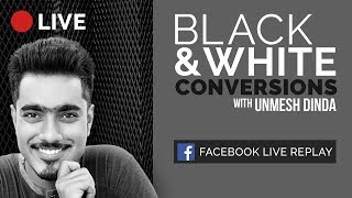 4 Ways to Make Amazing Black and White Conversions in Photoshop | 🔴 LIVE Replay