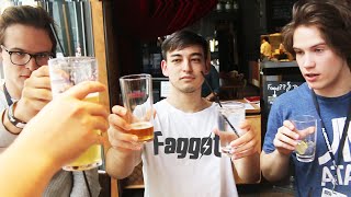 Drunk Man Children Shout "CHEF" at People