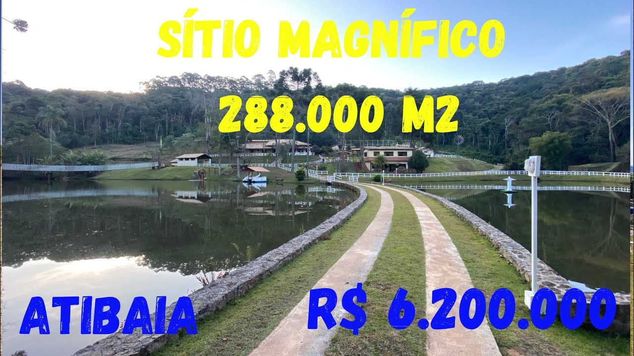 SÍTIO CINEMATOGRAFICO / 288 MIL M2/ 3 LAGOS / CASA TÉRREA COM 6 SUÍTES / QUEDAS D’ÁGUA/NASCENTE