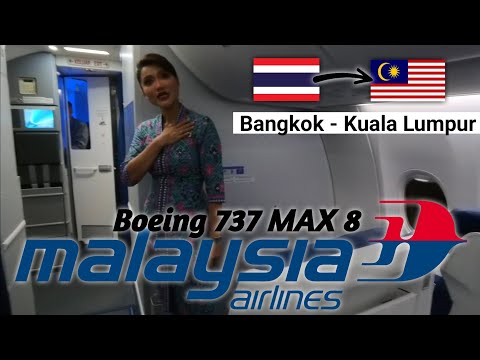 Miniatura de YouTube para Malaysia Airlines Boeing 737MAX 8 Passenger