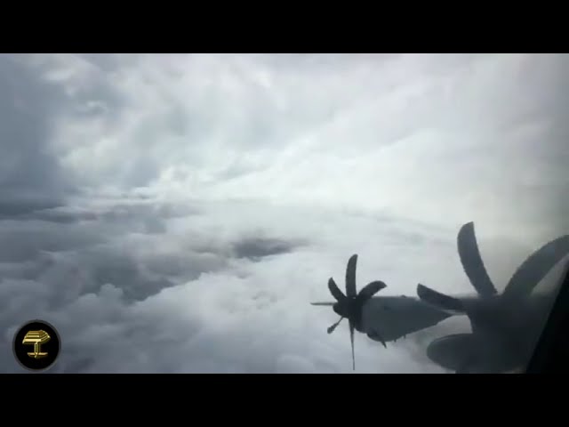 Impresionantes imágenes del interior del huracán Melissa