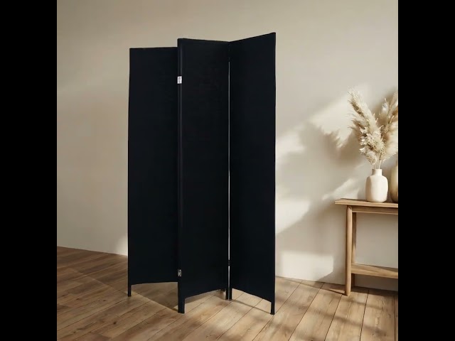 بارتشن قماش 4 دلفة اسود