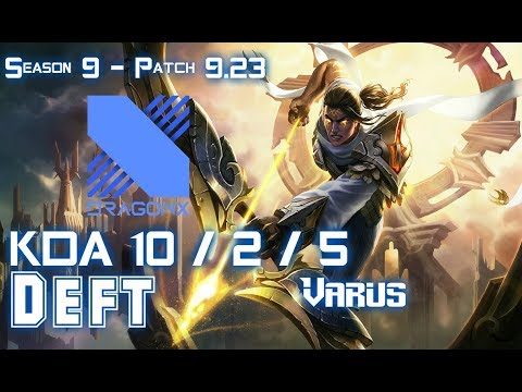 DRX Deft VARUS vs SENNA ADC - Patch 9.23 KR Ranked