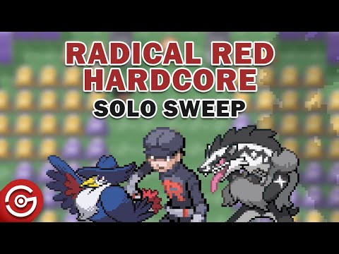 Pokemon Radical Red 3.1 Hardcore Mode - Solo Sweep Rocket Grunt 2 (Pokemon Tower)
