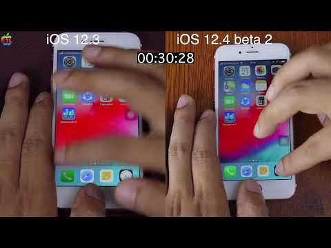 iOS 12.4 beta 2 vs iOS 12.3 speed test on iPhone 6s | iSuperTech