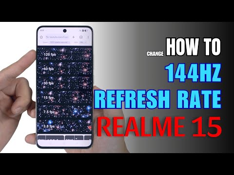 How to Enable 144Hz Refresh Rate On Realme 15