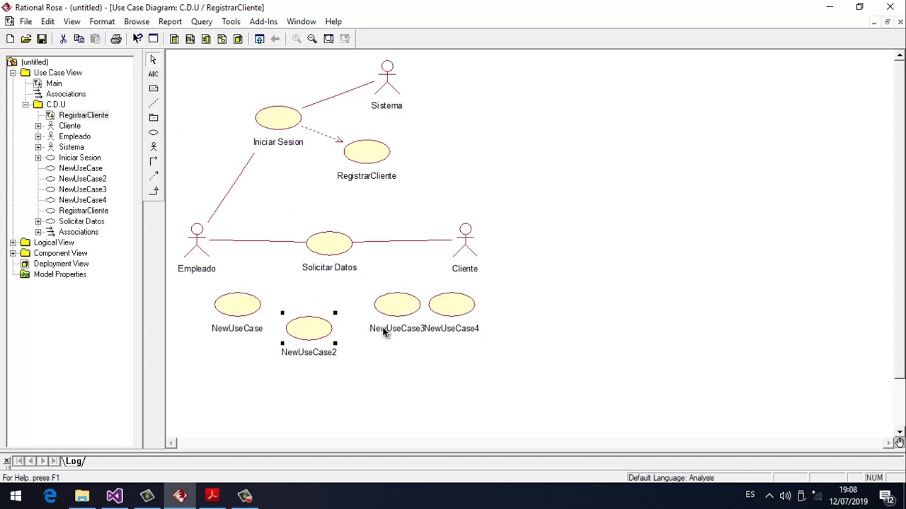 Explicación de Diagrama de Casos de Uso | Registrar Cliente