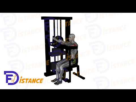 Exercice Triceps à la machine avec pupitre en unilatéral