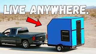 I built a LUXURY micro camper for $1,000
