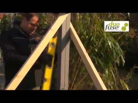 PROSTAVBU - dřevoplastový WPC plot Duofuse (systém pero drážka) - postup instalace (CZ)