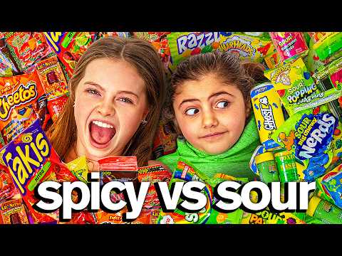 Eating The World's SPICIEST vs SOUREST FOODS