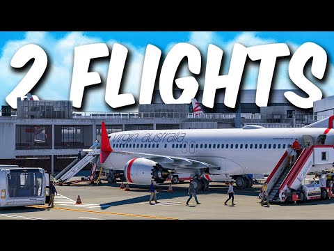 My *FIRST* 2 Flight Rotation In Microsoft Flight Simulator... (VATSIM/ATC)