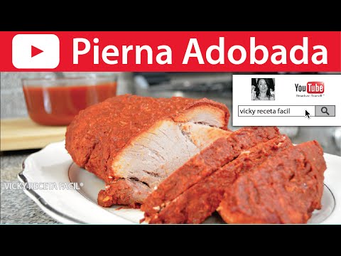 PIERNA ADOBADA Pierna de cerdo en adobo | #VickyRecetaFacil