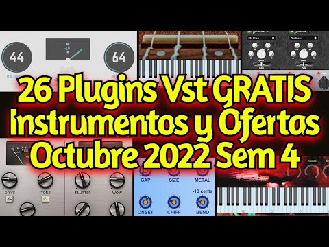26 Mejores Nuevos Plugins VST GRATIS, Instrumentos Vst, Samples y Ofertas - OCTUBRE 2022 Semana 4