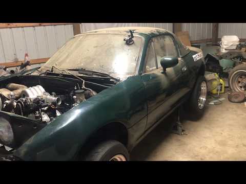 Rotary Miata spins wheels for the first time!