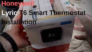 Honeywell T6 Lyric Thermostat Install