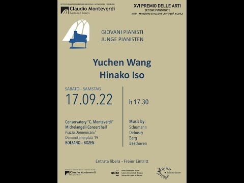 XVI Premio Delle Arti - Young Pianists (Yuchen Wang and Hinako Iso)