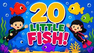 20 Little Fish | Count to 20 Song | Counting Song for Kids gameplay video by kaalarae, 2:15 duration