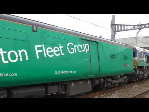 GBRF Class 66 no: 66711-317670-317505 @ STJ {5Q35} 07/04/2021.