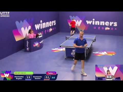WINners CUP table 1  11.01 Panchenko Bogdan - Kuzmenko Dmitrii  15:30