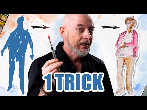 Mit einem einfachen Trick Menschen Sketchen | Felix Scheinberger
