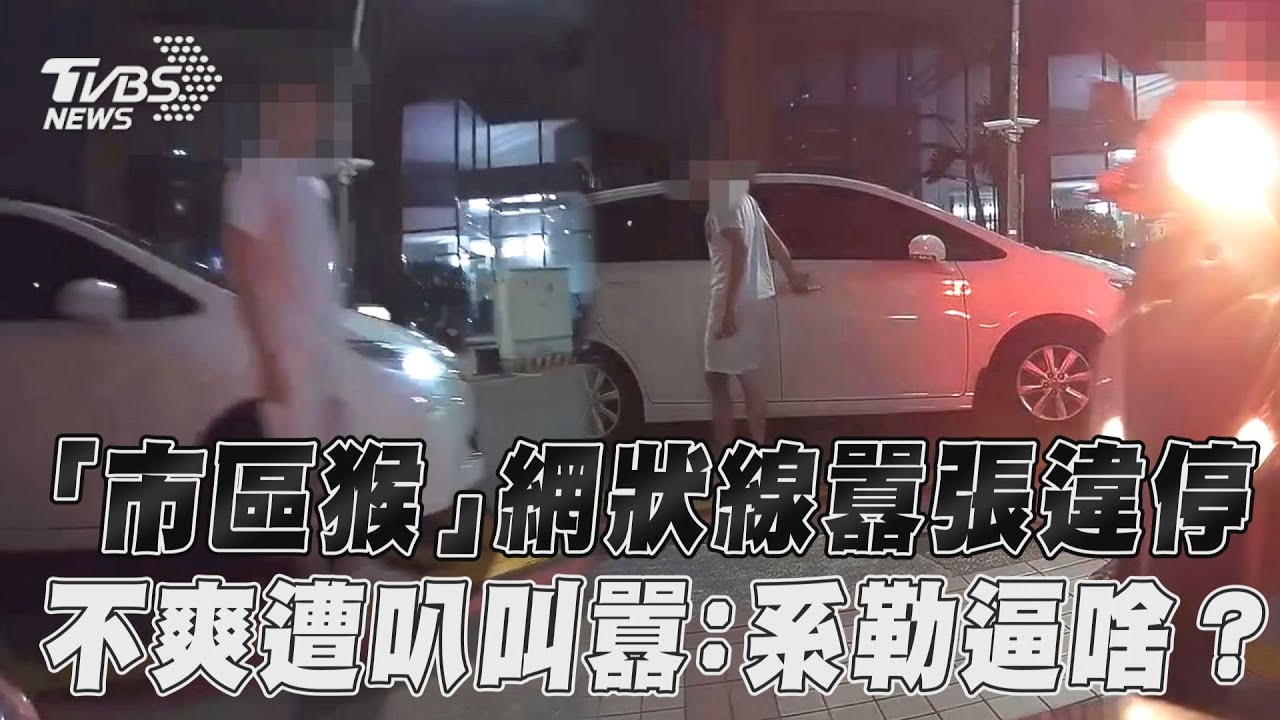 影音/「市區猴」網狀線囂張違停 不爽遭叭叫囂:系勒逼啥?