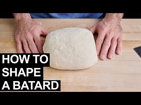 Shaping a batard (slow motion)