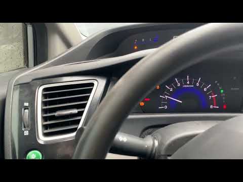 2014 Honda Civic brake light abs light power steering light traction light on