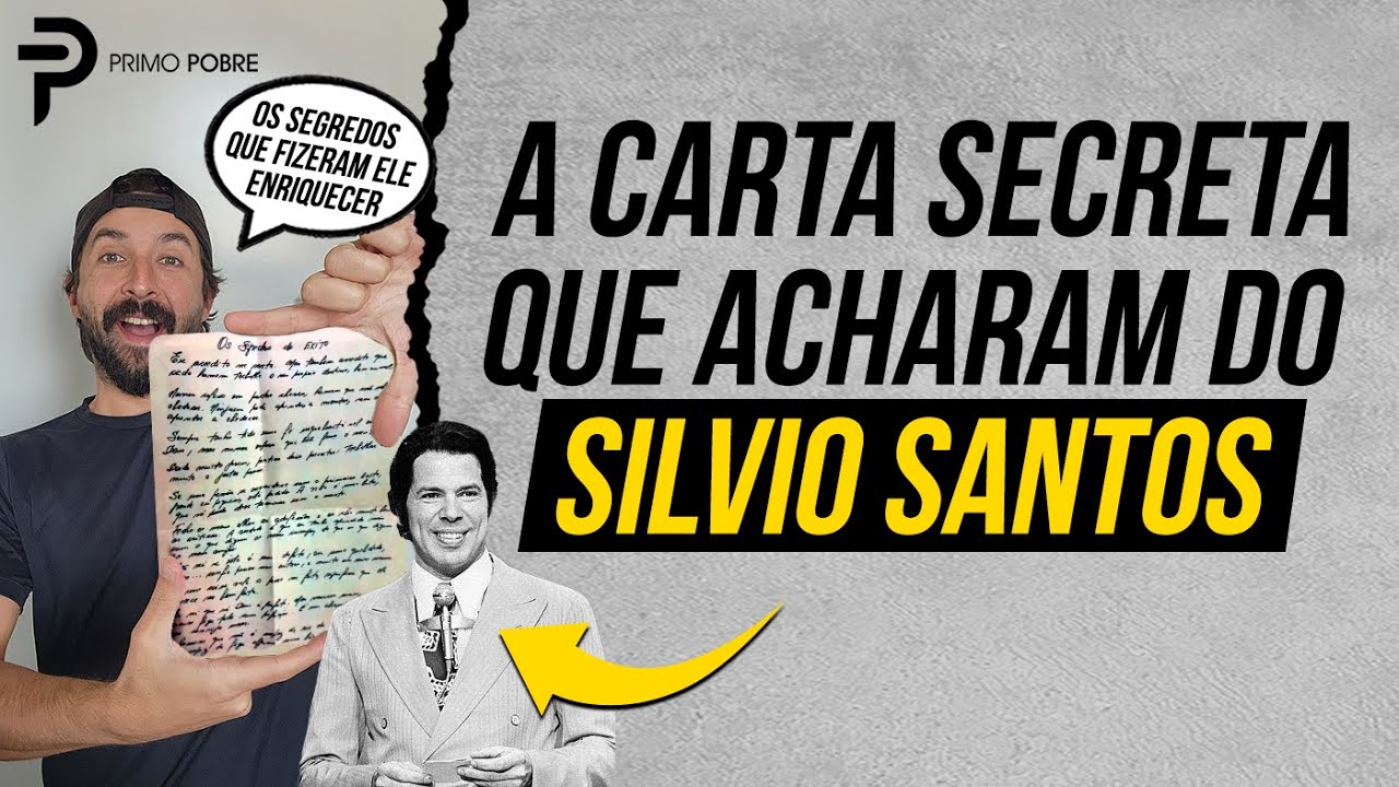Os Segredos do Êxito | Silvio Santos (Carta Secreta para Enriquecer)