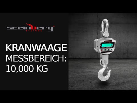 Video - Kranwaage - 10 t / 2 kg - LCD - 150 Std.