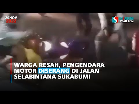 Warga Resah, Pengendara Motor Diserang di Jalan Selabintana Sukabumi
