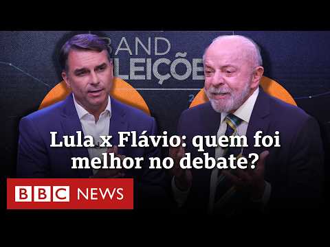 Como foi o debate presidencial entre Lula e Flávio Bolsonaro