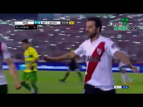 Gol de Scocco. River-Defensa y Justicia