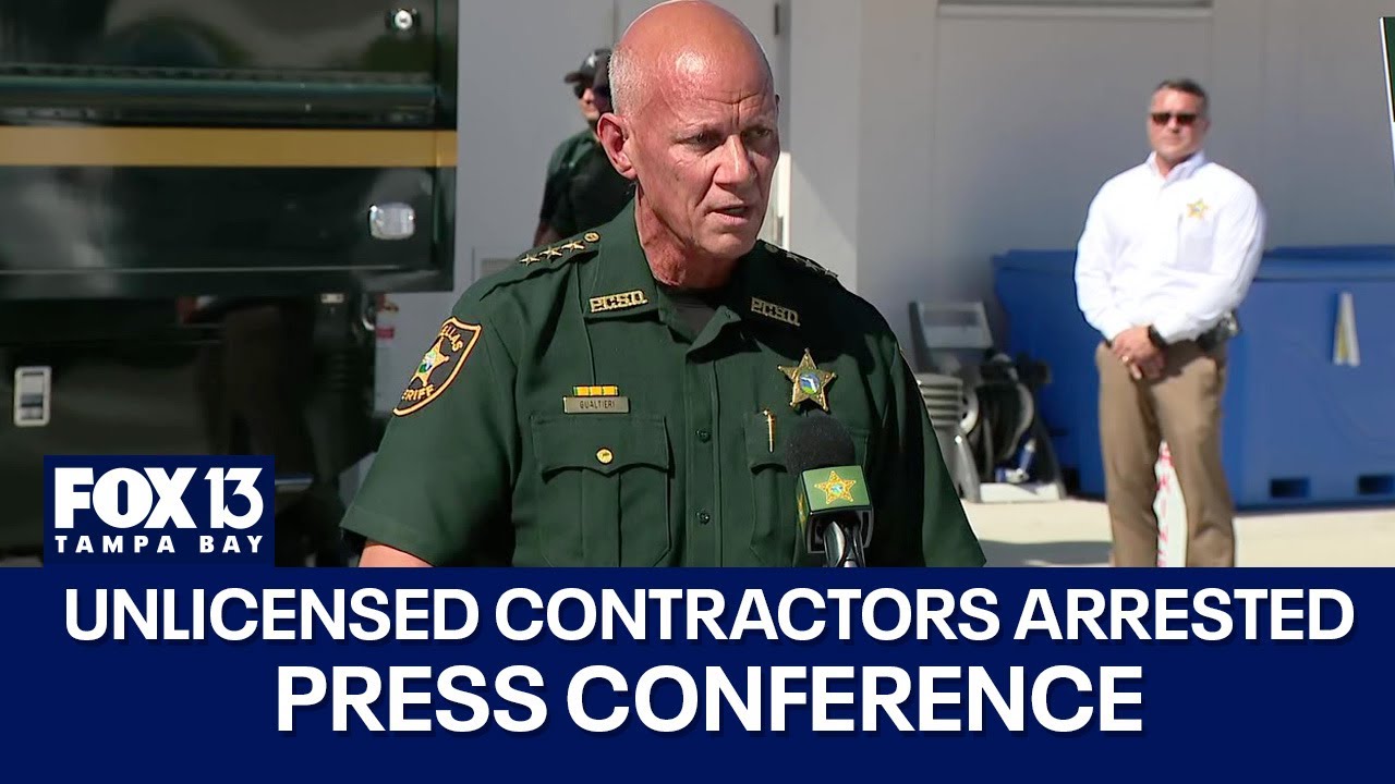Unlicensed contractors bust press conference