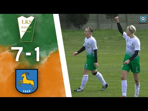 Junior A1: LKS Jedność Jejkowice - KS Wicher Wilchwy 7:1 - skrót meczu, bramki - 25.04.2021
