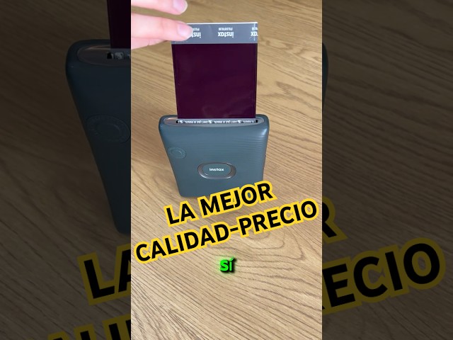 Vídeo relacionado con INSTAX Square Link - Funda para Impresora para Smartphone, Tejido Gris
