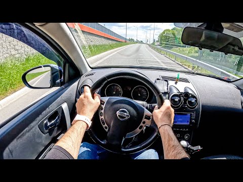 2009 Nissan Qashqai I [2.0 140HP] | POV Test Drive #1253 Joe Black